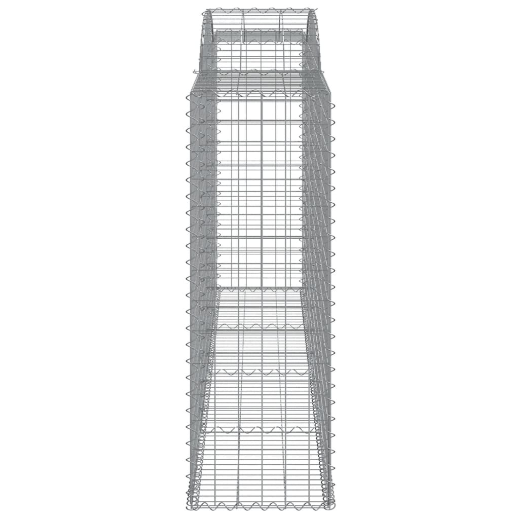 25 db íves horganyzott vas gabion kosár 300x50x140/160 cm