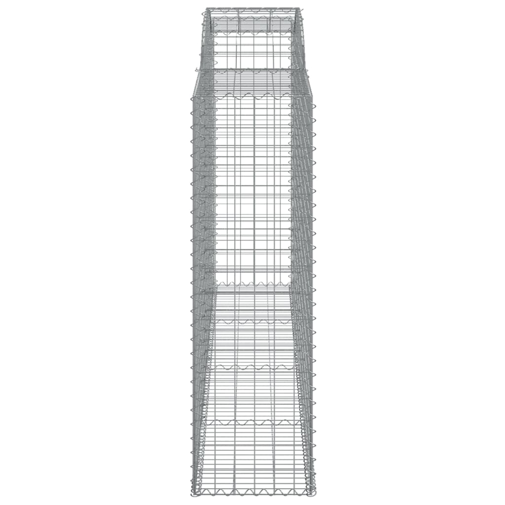 5 db íves horganyzott vas gabion kosár 300x50x160/180 cm
