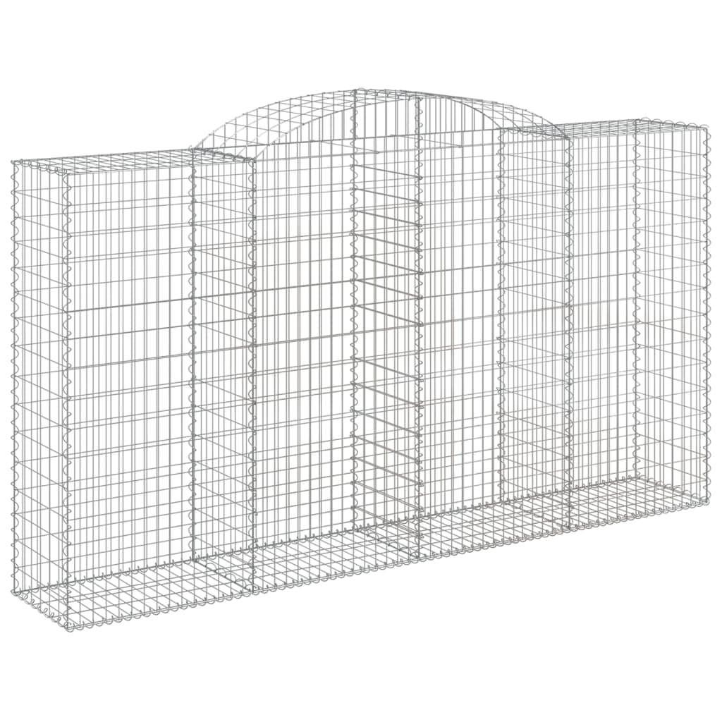 17 db íves horganyzott vas gabion kosár 300x50x160/180 cm