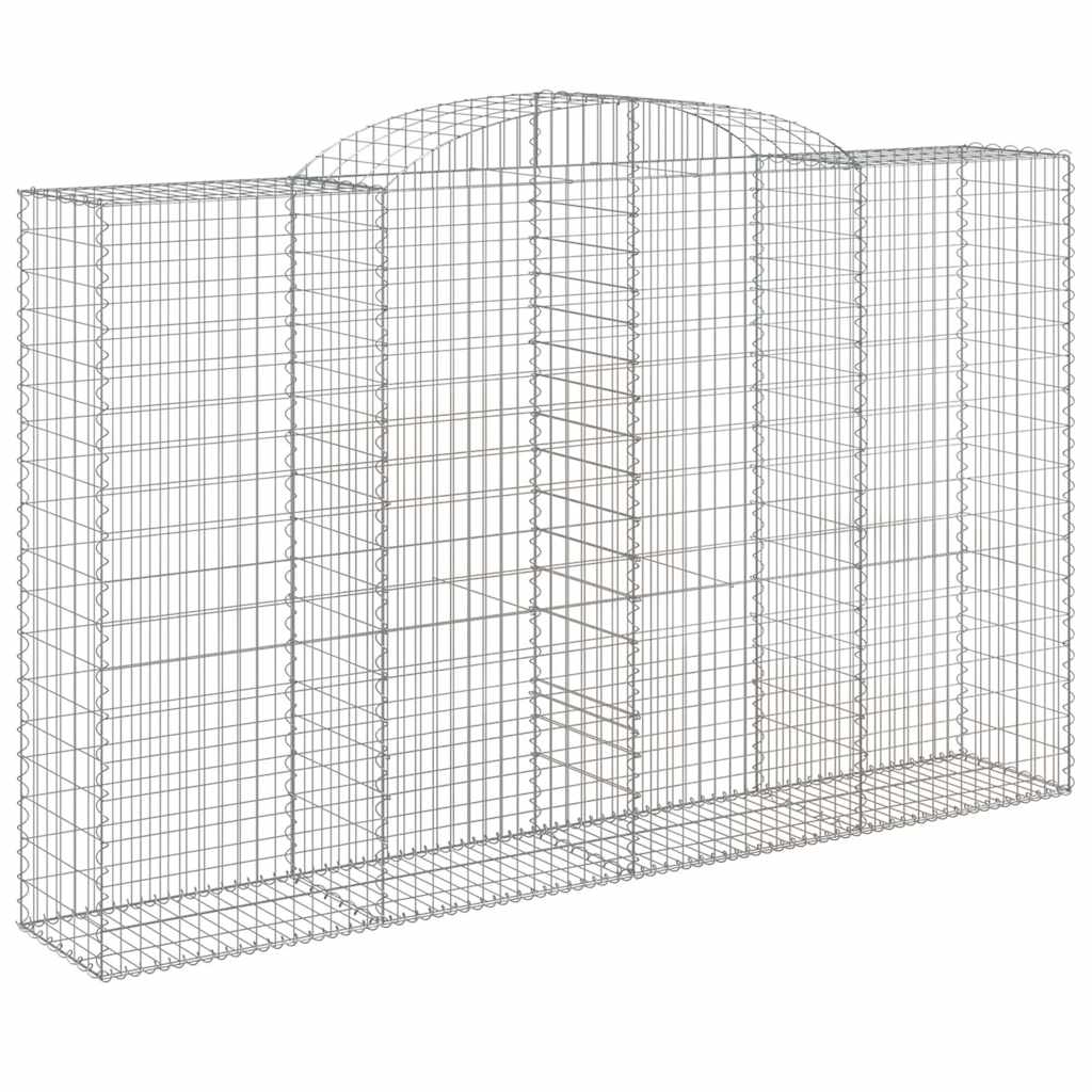 11 db íves horganyzott vas gabion kosár 300x50x180/200 cm