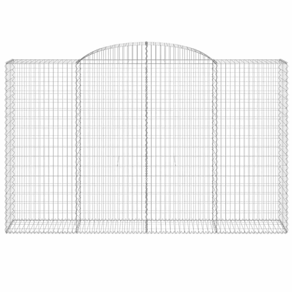 11 db íves horganyzott vas gabion kosár 300x50x180/200 cm