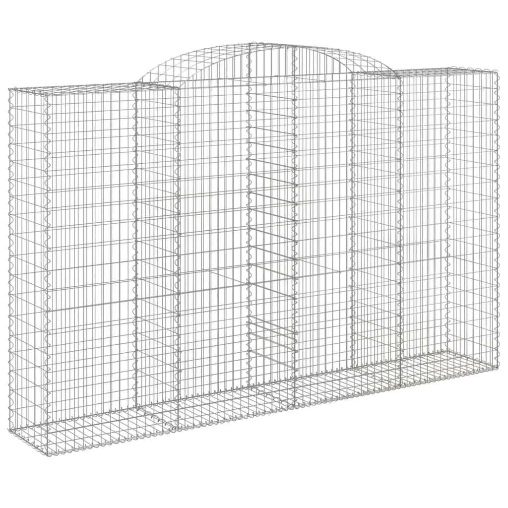13 db íves horganyzott vas gabion kosár 300x50x180/200 cm