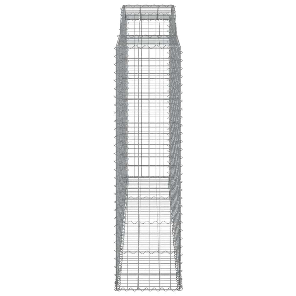 15 db íves horganyzott vas gabion kosár 300x50x180/200 cm