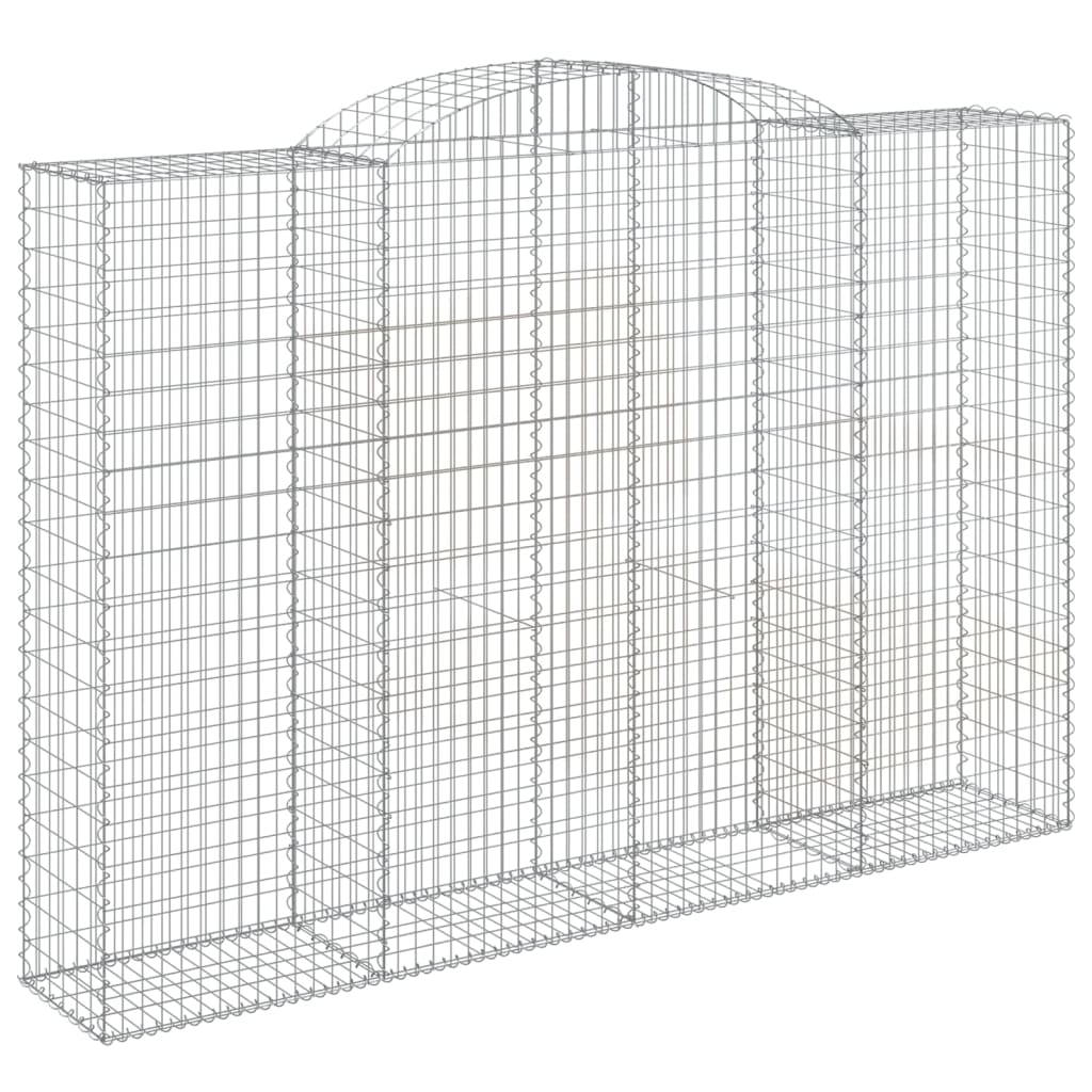 3 db íves horganyzott vas gabion kosár 300x50x200/220 cm