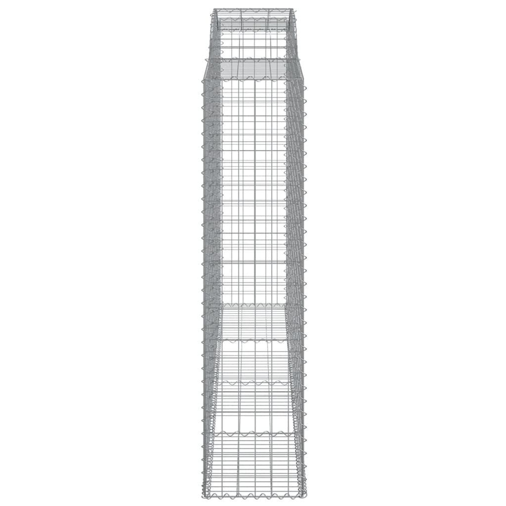 5 db íves horganyzott vas gabion kosár 300x50x200/220 cm
