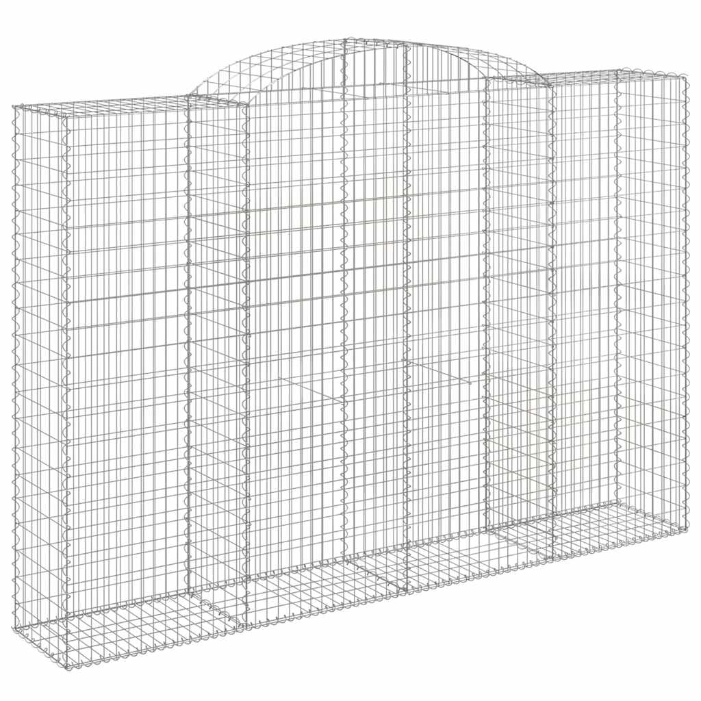 12 db íves horganyzott vas gabion kosár 300x50x200/220 cm