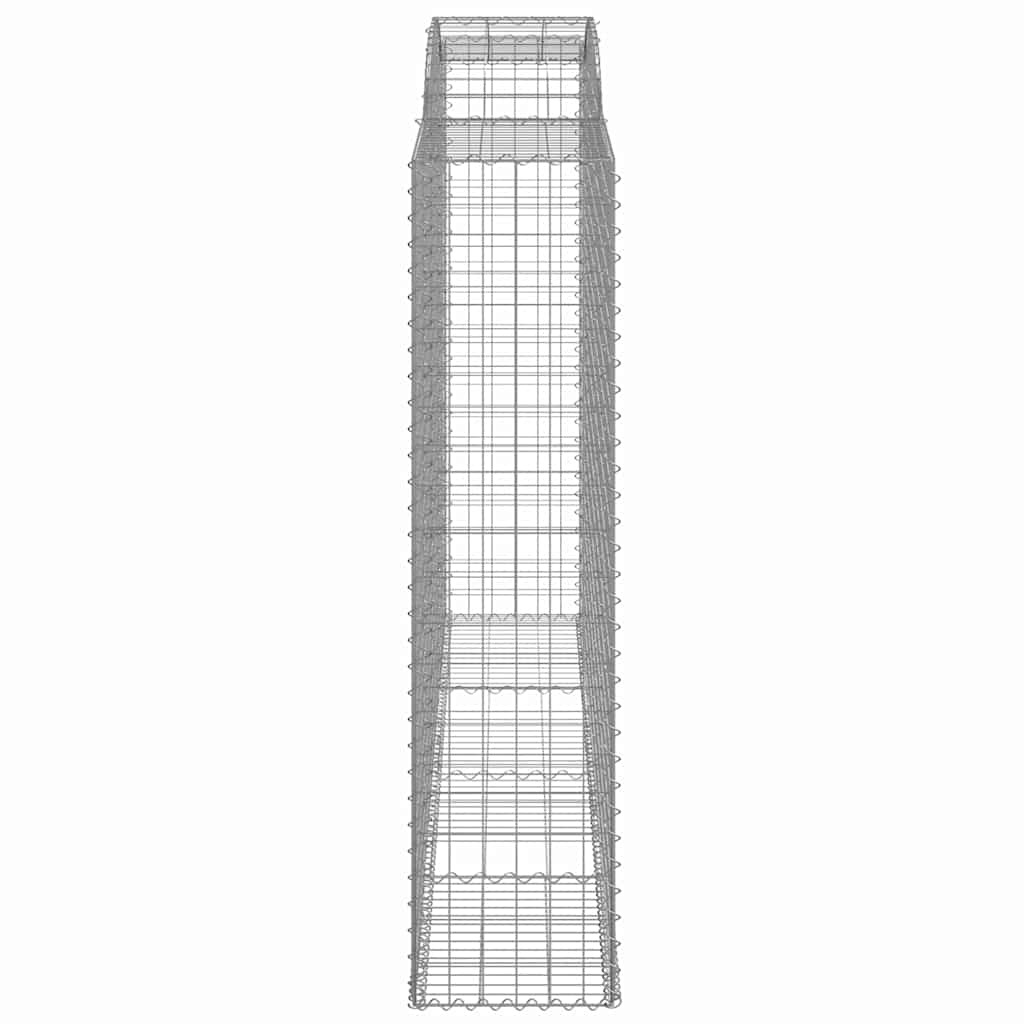 12 db íves horganyzott vas gabion kosár 300x50x200/220 cm