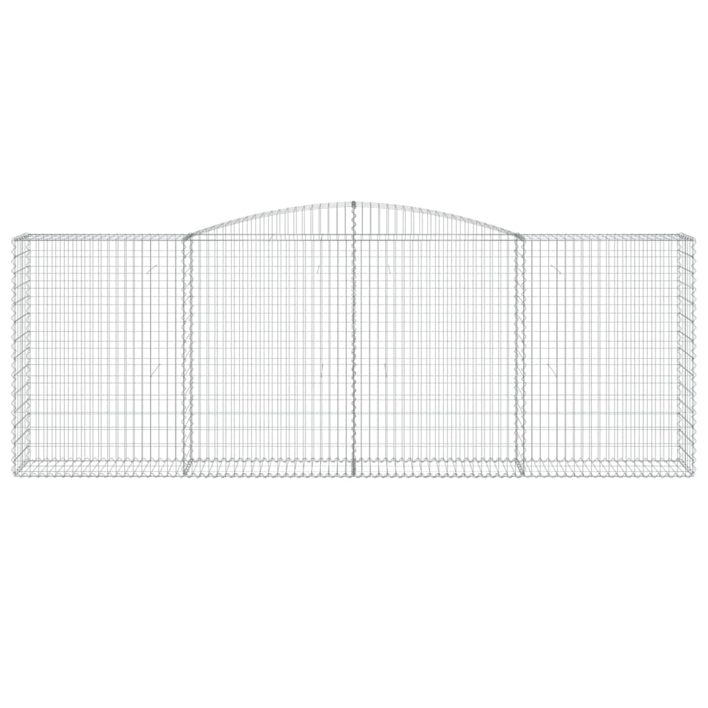 20 db íves horganyzott vas gabion kosár 400x50x140/160 cm