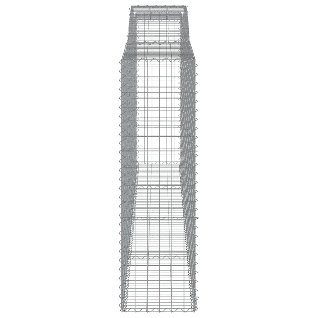 5 db íves horganyzott vas gabion kosár 400 x 50 x 160/180 cm