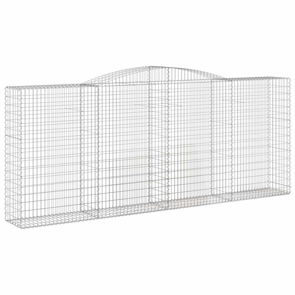 25 db íves horganyzott vas gabion kosár 400x50x160/180 cm