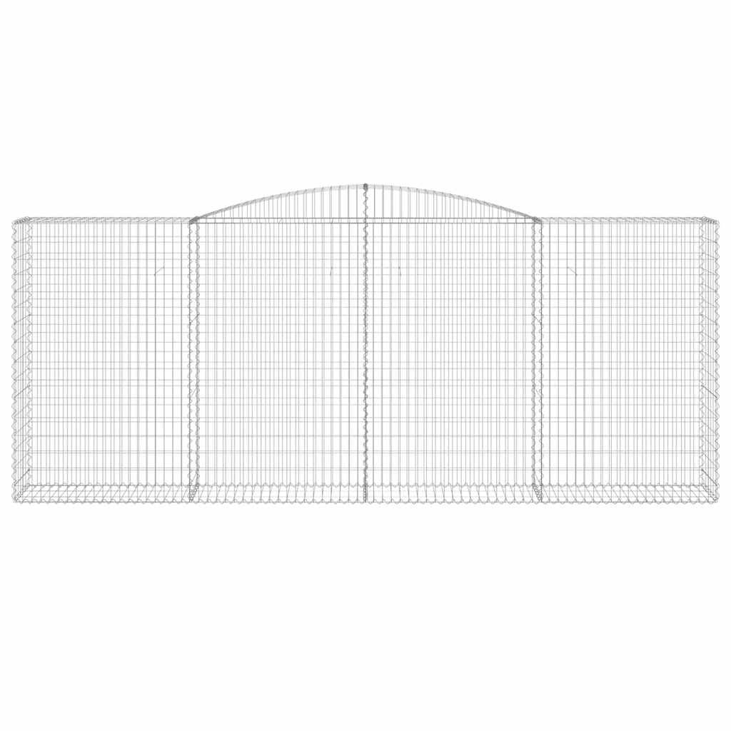 25 db íves horganyzott vas gabion kosár 400x50x160/180 cm