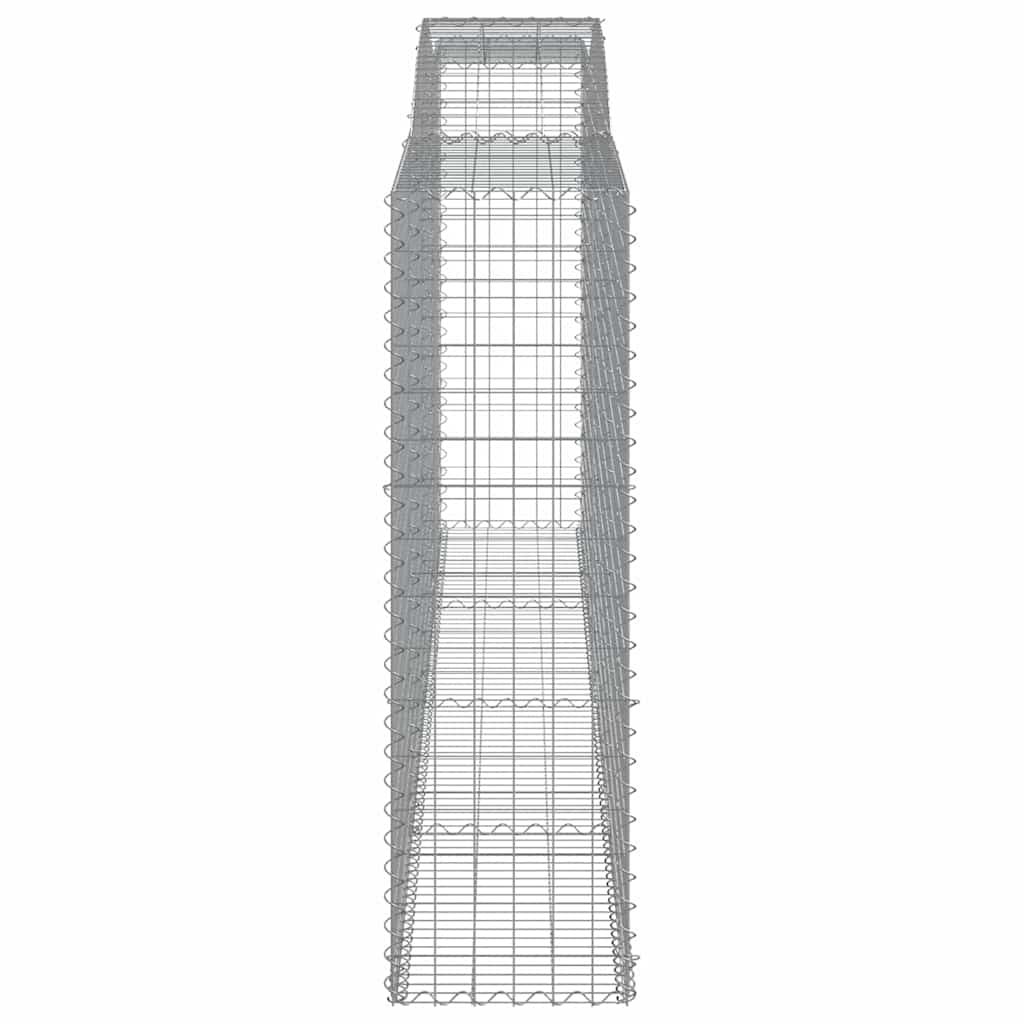 25 db íves horganyzott vas gabion kosár 400x50x160/180 cm