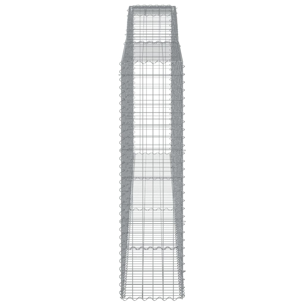 7 db íves horganyzott vas gabion kosár 400x50x180/200 cm