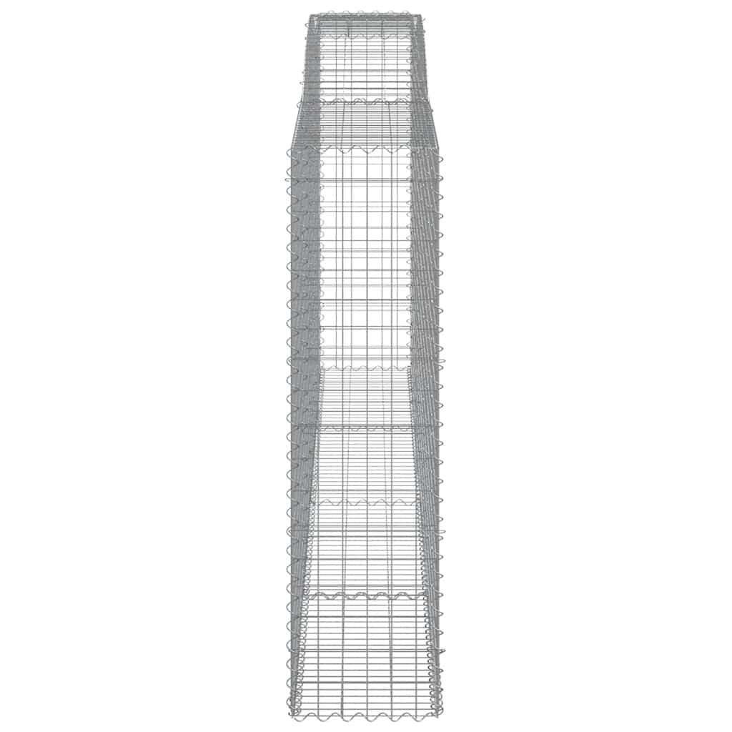 10 db íves horganyzott vas gabion kosár 400x50x180/200 cm