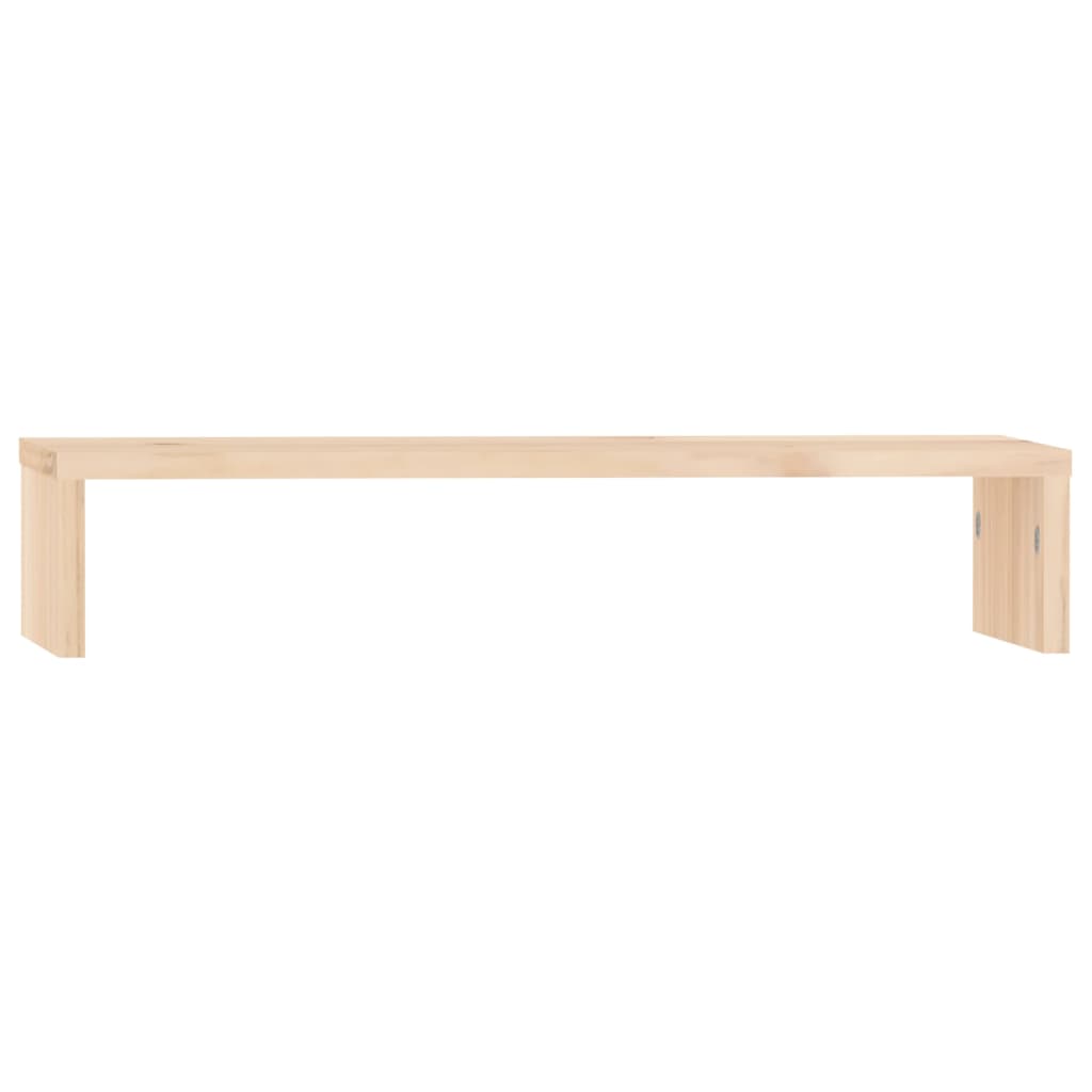 tömör fenyőfa monitorállvány 50x27x10 cm