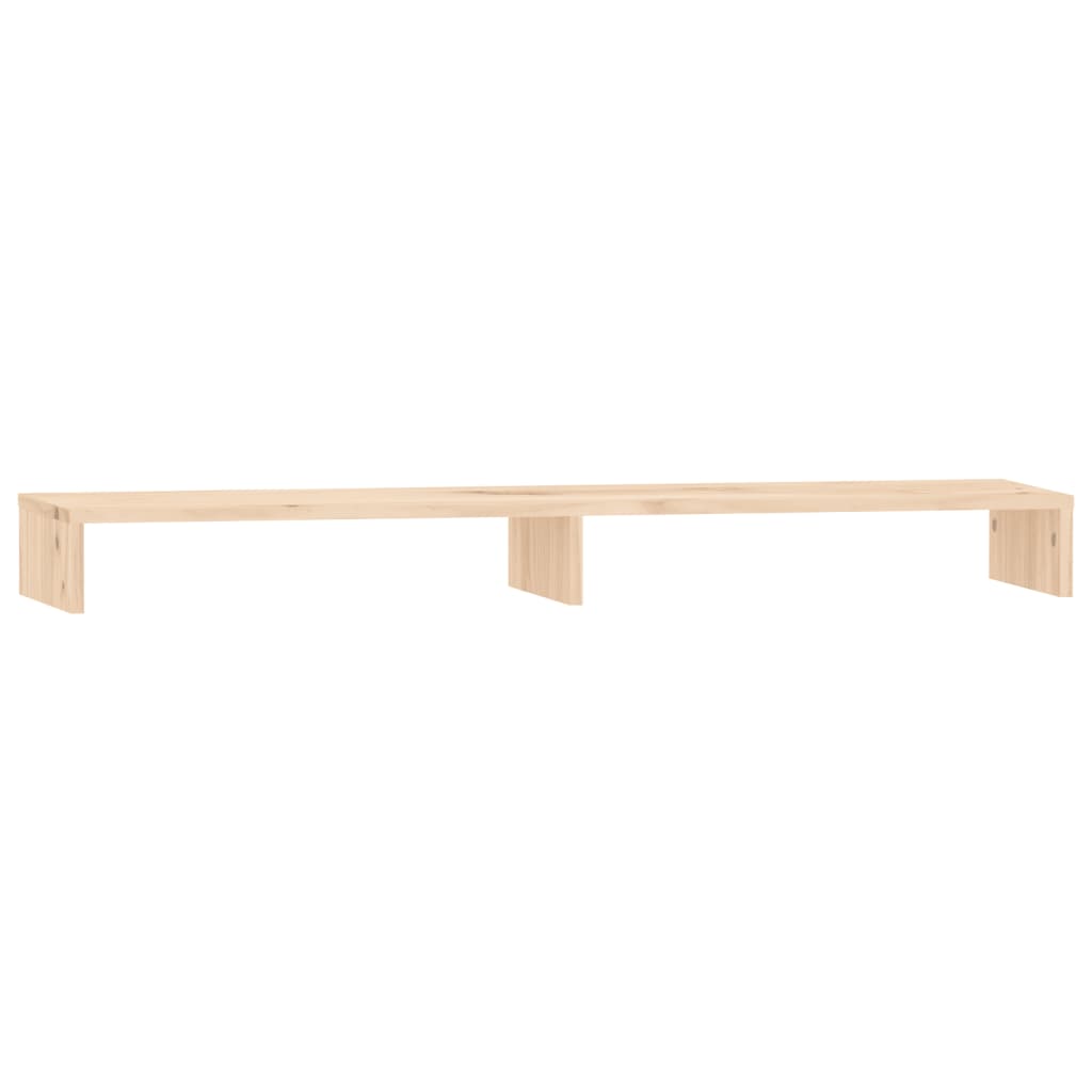 tömör fenyőfa monitorállvány 100 x 27 x 10 cm