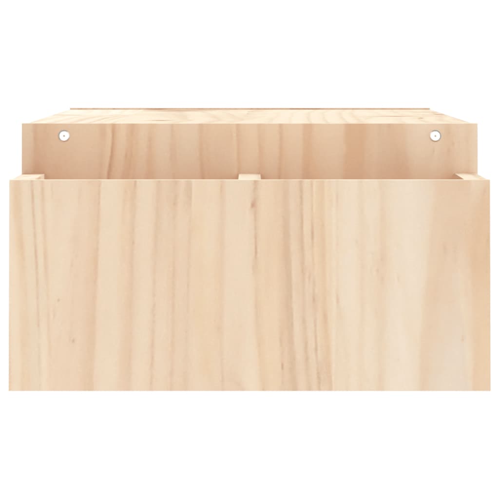 tömör fenyőfa monitorállvány 100 x 27,5 x 15 cm
