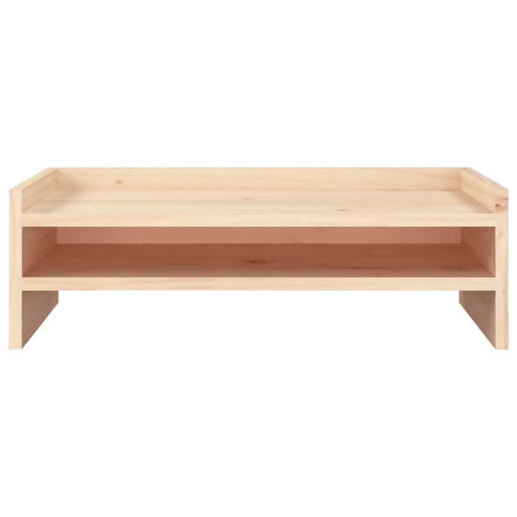 tömör fenyőfa monitorállvány 50x24x16 cm