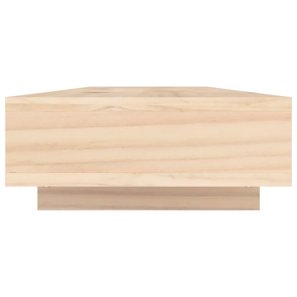 tömör fenyőfa monitorállvány 100x27x14 cm