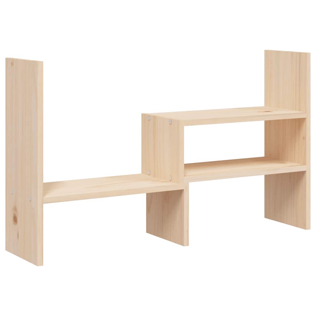 tömör fenyőfa monitorállvány (39-72) x 17 x 43 cm