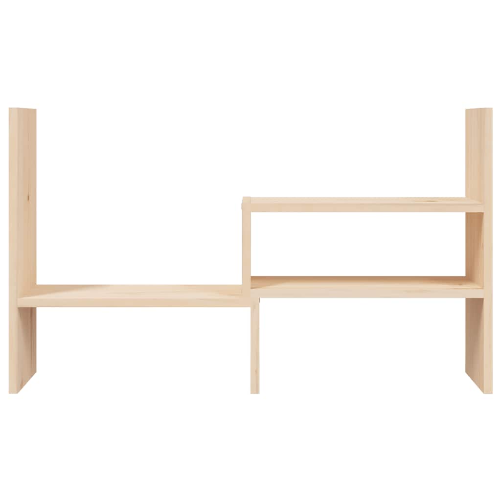 tömör fenyőfa monitorállvány (39-72) x 17 x 43 cm