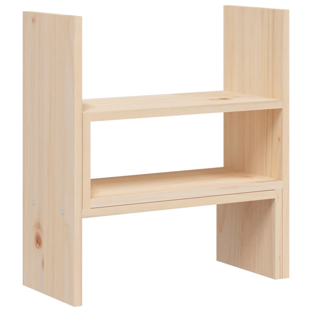tömör fenyőfa monitorállvány (39-72) x 17 x 43 cm