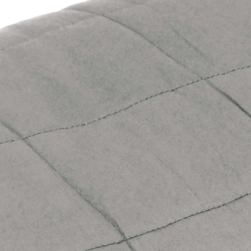 szürke szövet súlyozott takaró 120 x 180 cm 5 kg