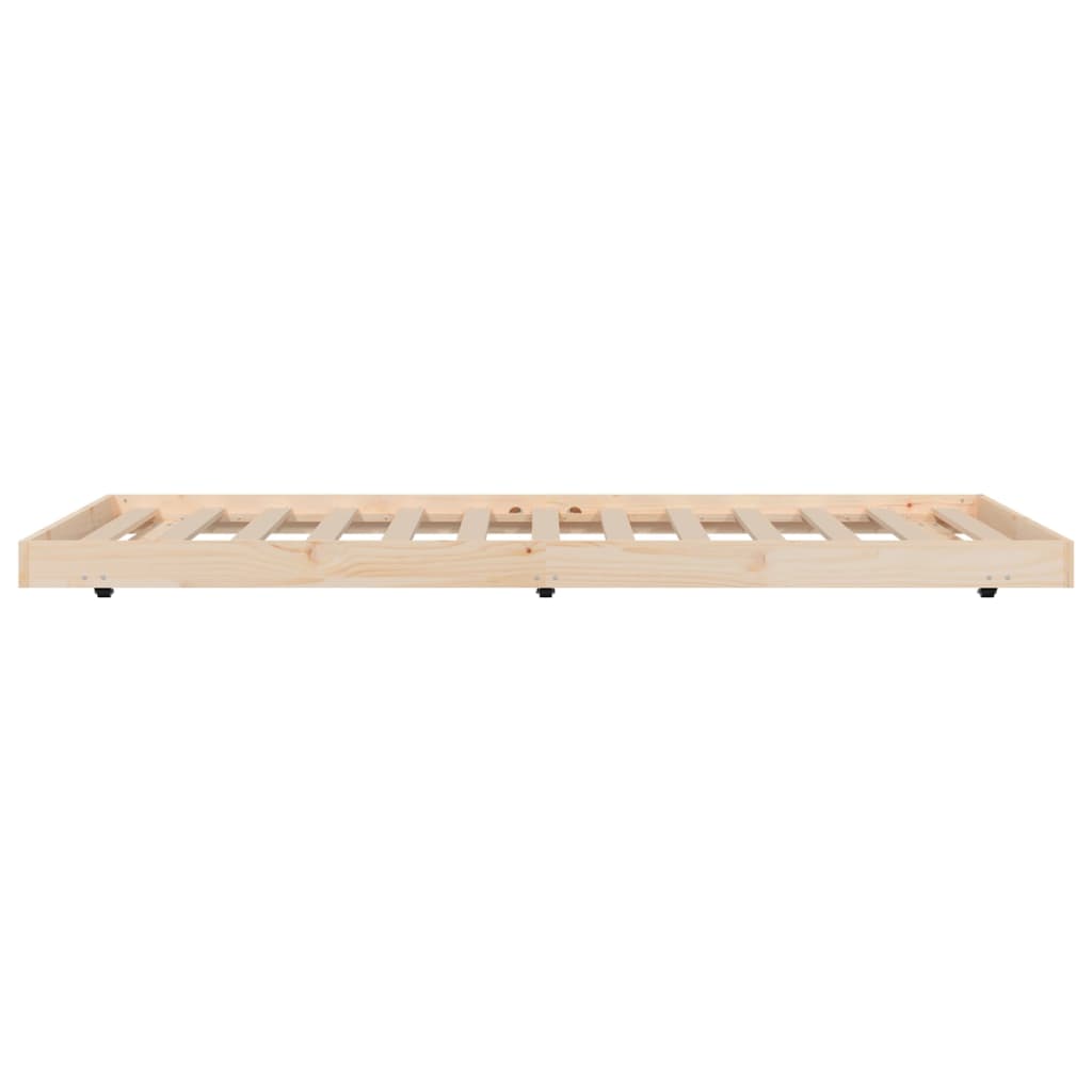 tömör fenyőfa ágy matrac nélkül 90 x 200 cm