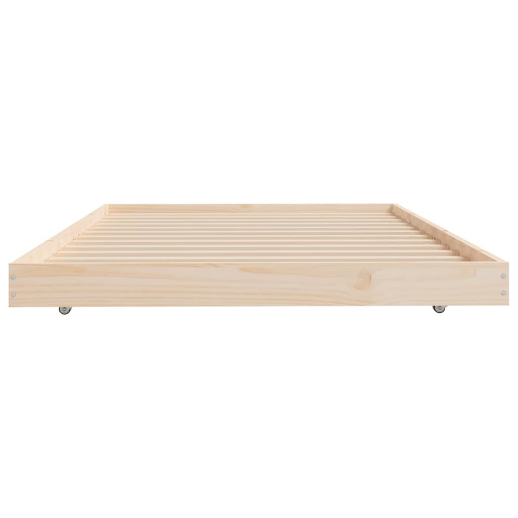tömör fenyőfa ágy matrac nélkül 90 x 200 cm