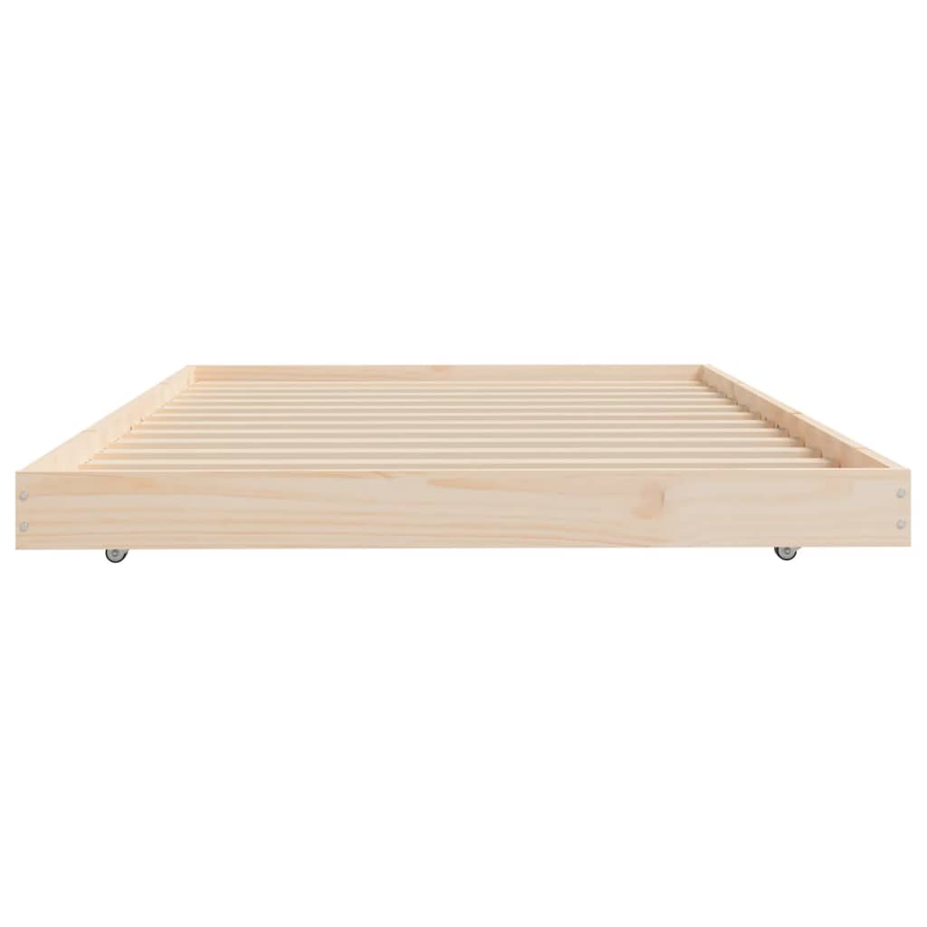 tömör fenyő ágykeret matrac nélkül 80 x 200 cm