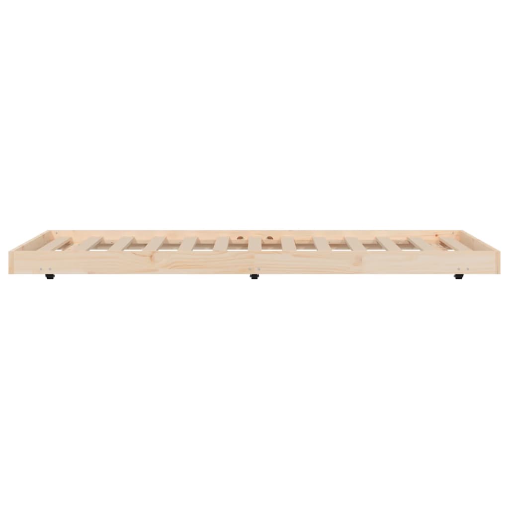 tömör fenyőfa ágy matrac nélkül 75 x 190 cm