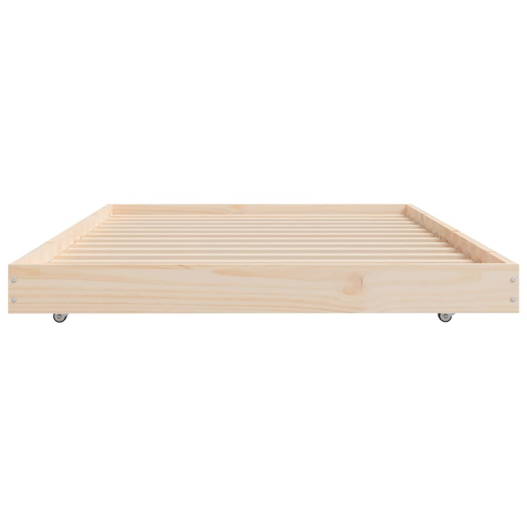 tömör fenyőfa ágy matrac nélkül 75 x 190 cm