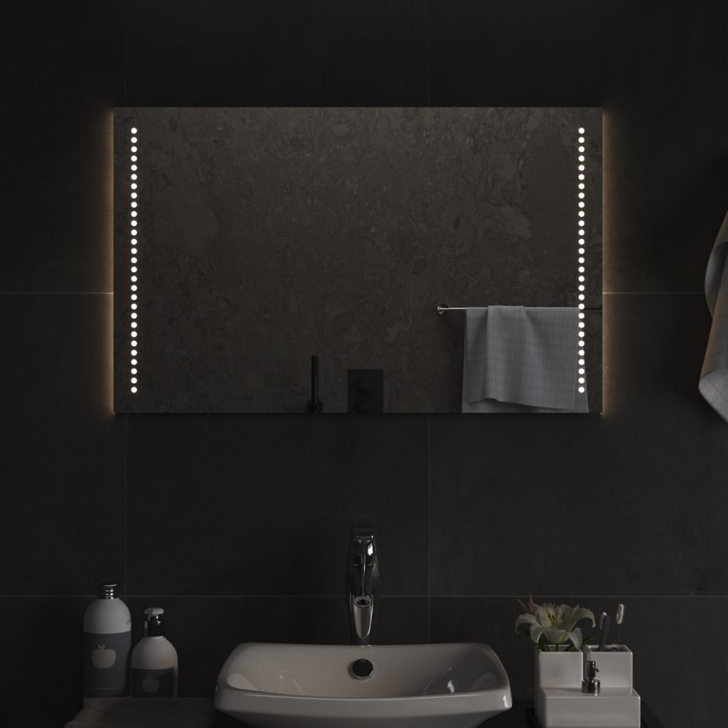 LED-es fürdőszobatükör 50x80 cm