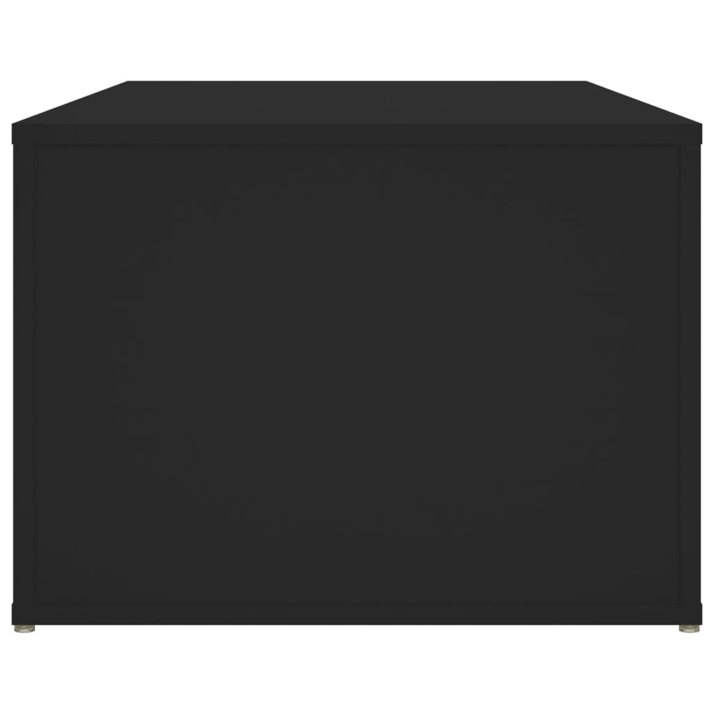 fekete szerelt fa dohányzóasztal 100 x 50 x 36 cm