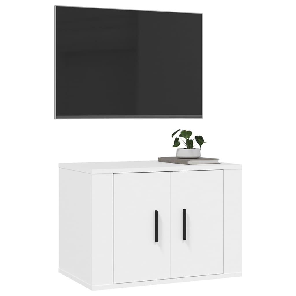 fehér fali TV-szekrény 57 x 34,5 x 40 cm