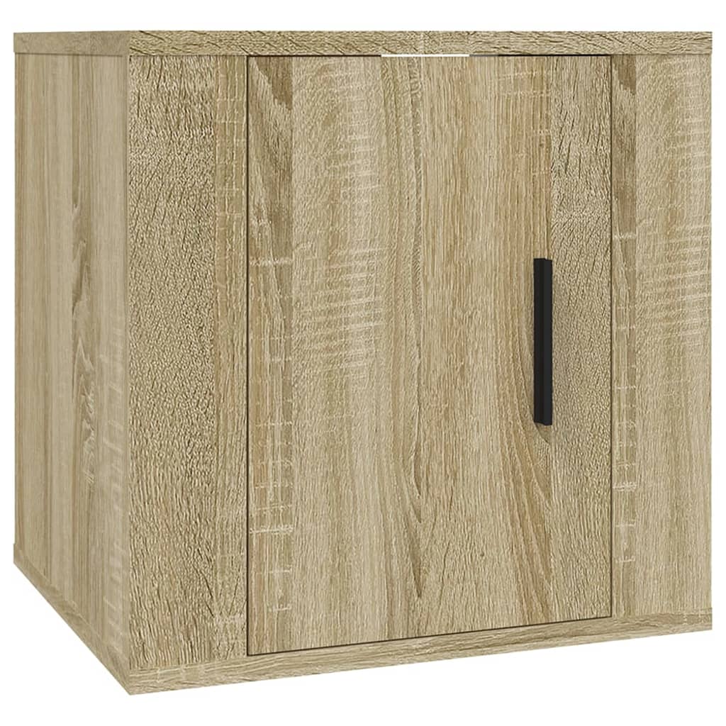 2 db sonoma tölgy fali TV-szekrény 40x34,5x40 cm
