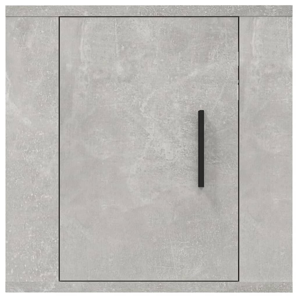 2 db betonszürke fali TV-szekrény 40x34,5x40 cm