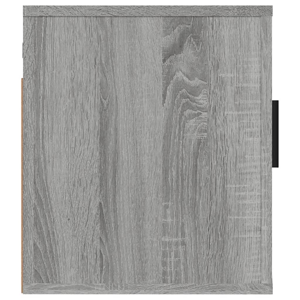 2 db szürke sonoma falra szerelhető TV-szekrény 40x34,5x40 cm