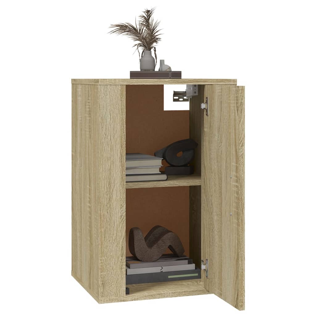 2 db sonoma tölgy fali TV-szekrény 40x34,5x60 cm