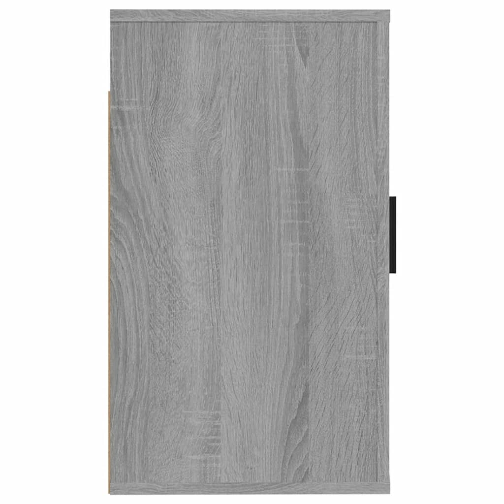 2 db szürke sonoma falra szerelhető TV-szekrény 40x34,5x60 cm