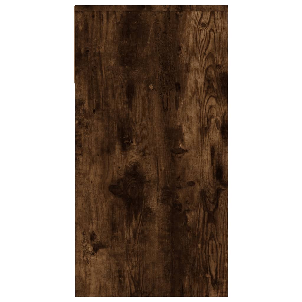 füstös tölgy színű szerelt fa tálalóasztal 100 x 39 x 75 cm