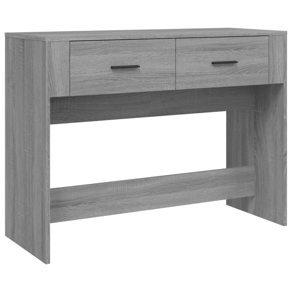 szürke sonoma színű szerelt fa tálalóasztal 100 x 39 x 75 cm