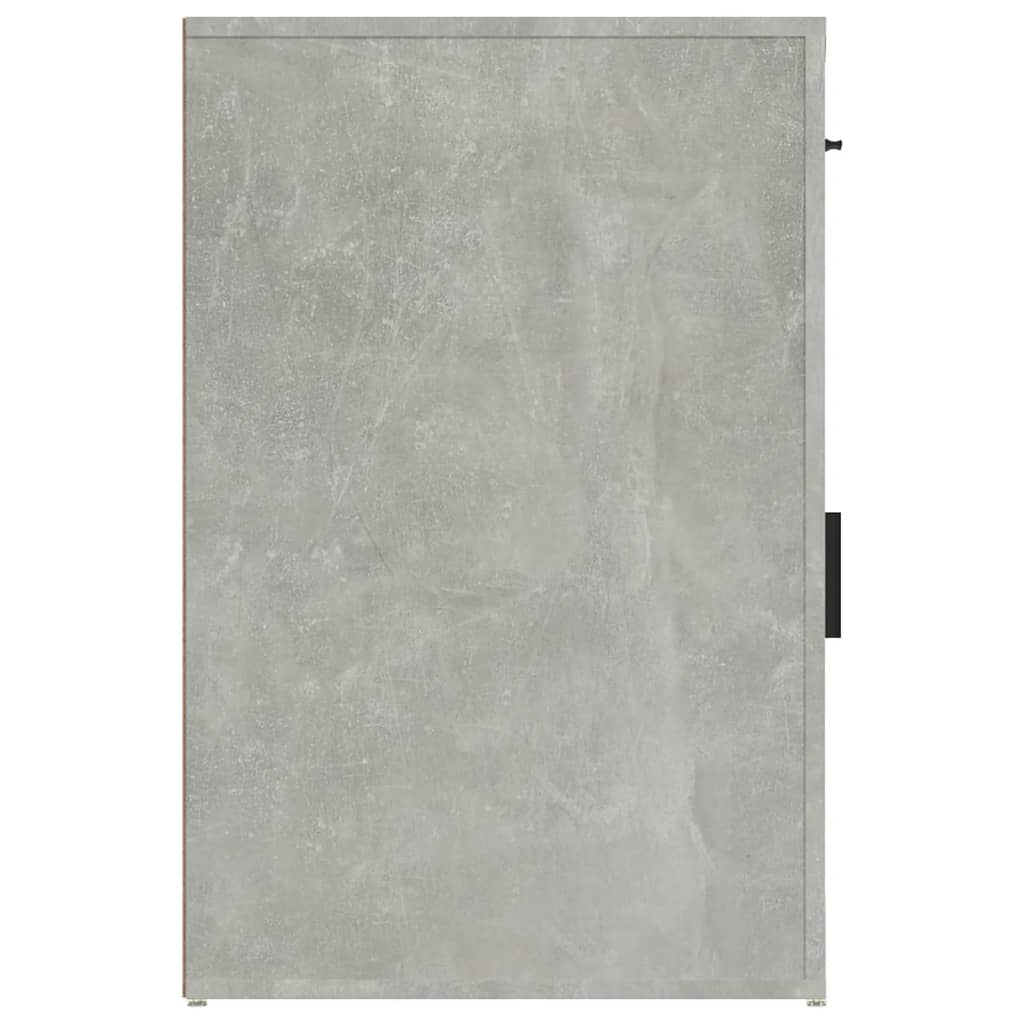 betonszürke szerelt fa íróasztal szekrény 40x49x75 cm