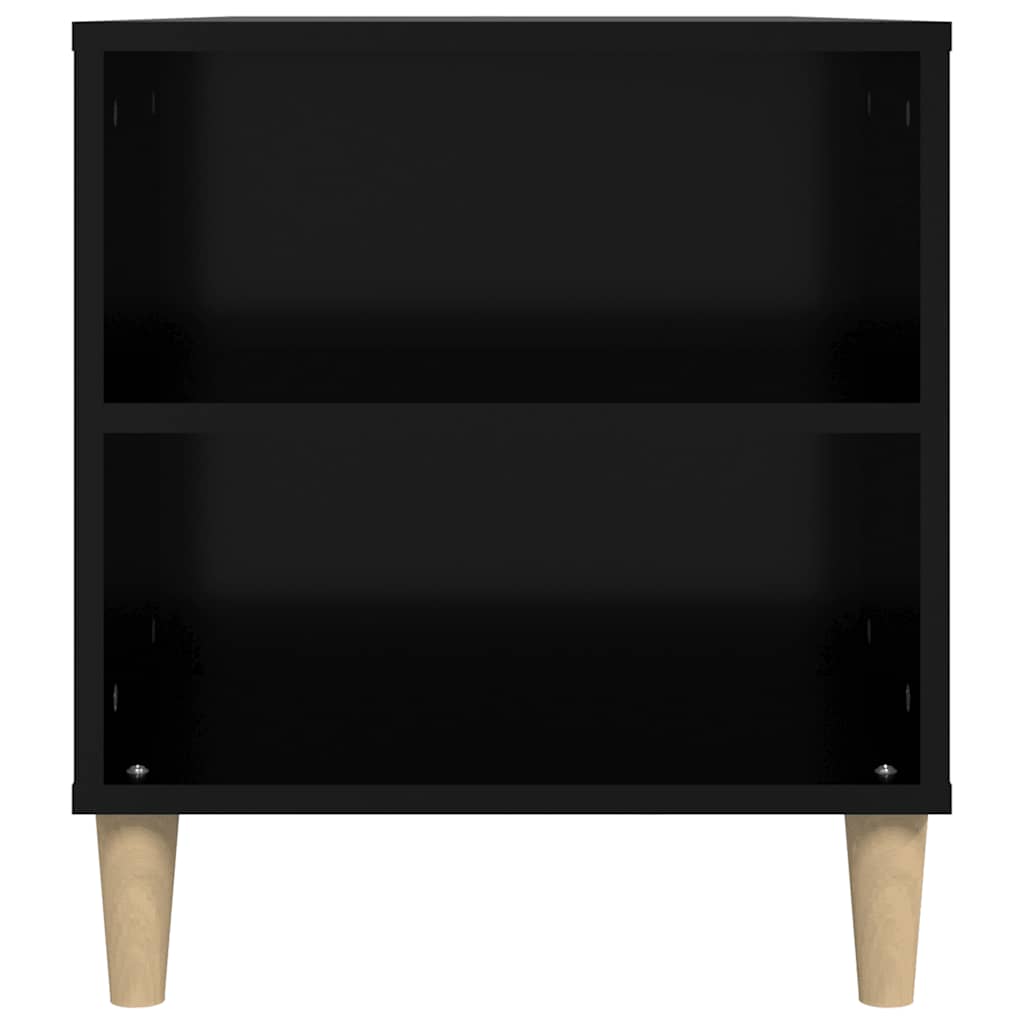 fekete szerelt fa TV-szekrény 102x44,5x50 cm