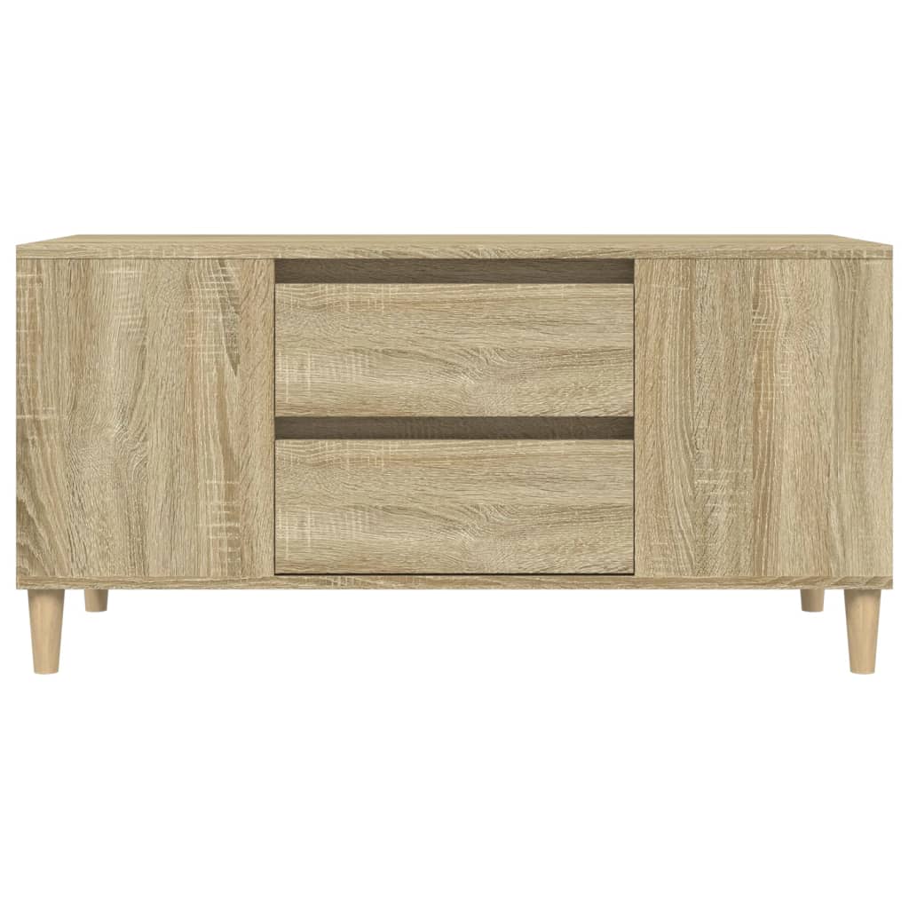 sonoma tölgy színű szerelt fa fali TV-szekrény 102x44,5x50 cm