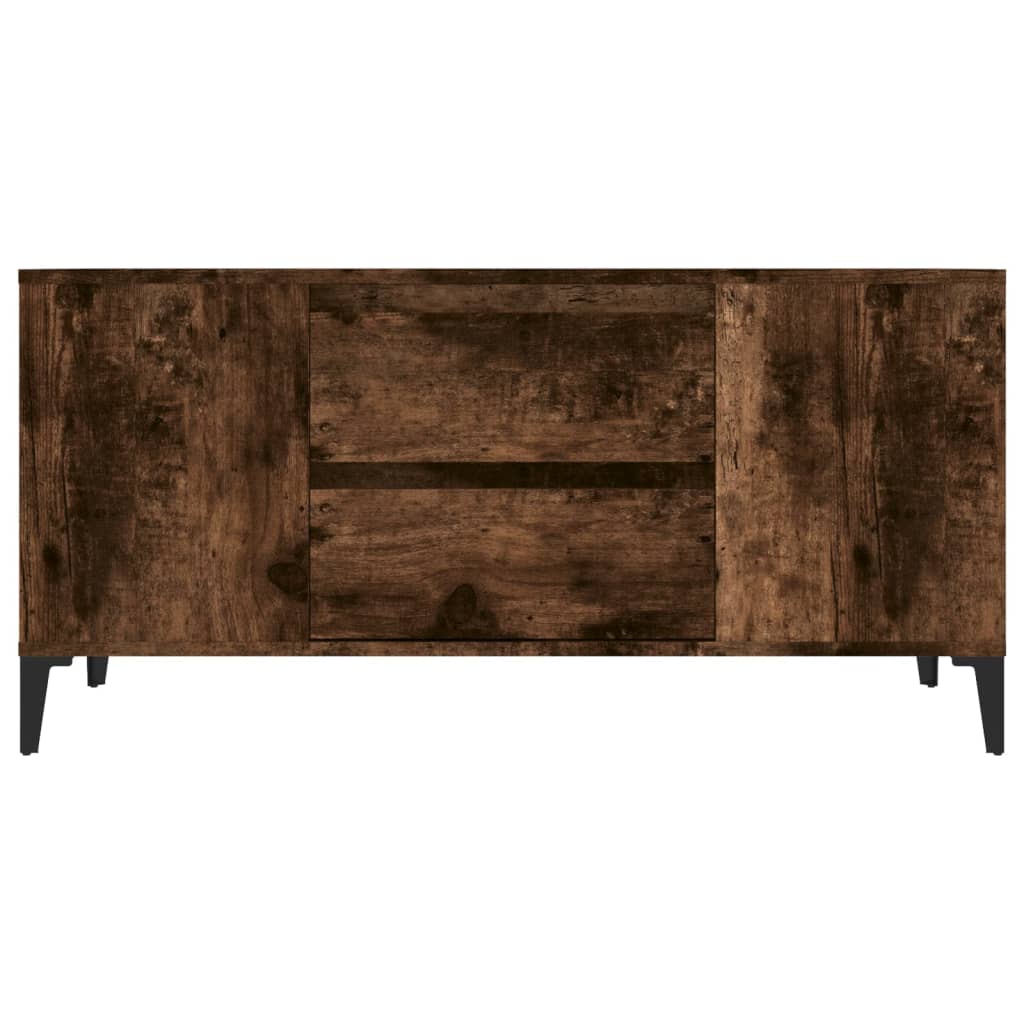 füstös tölgy színű szerelt fa TV-szekrény 102x44,5x50 cm