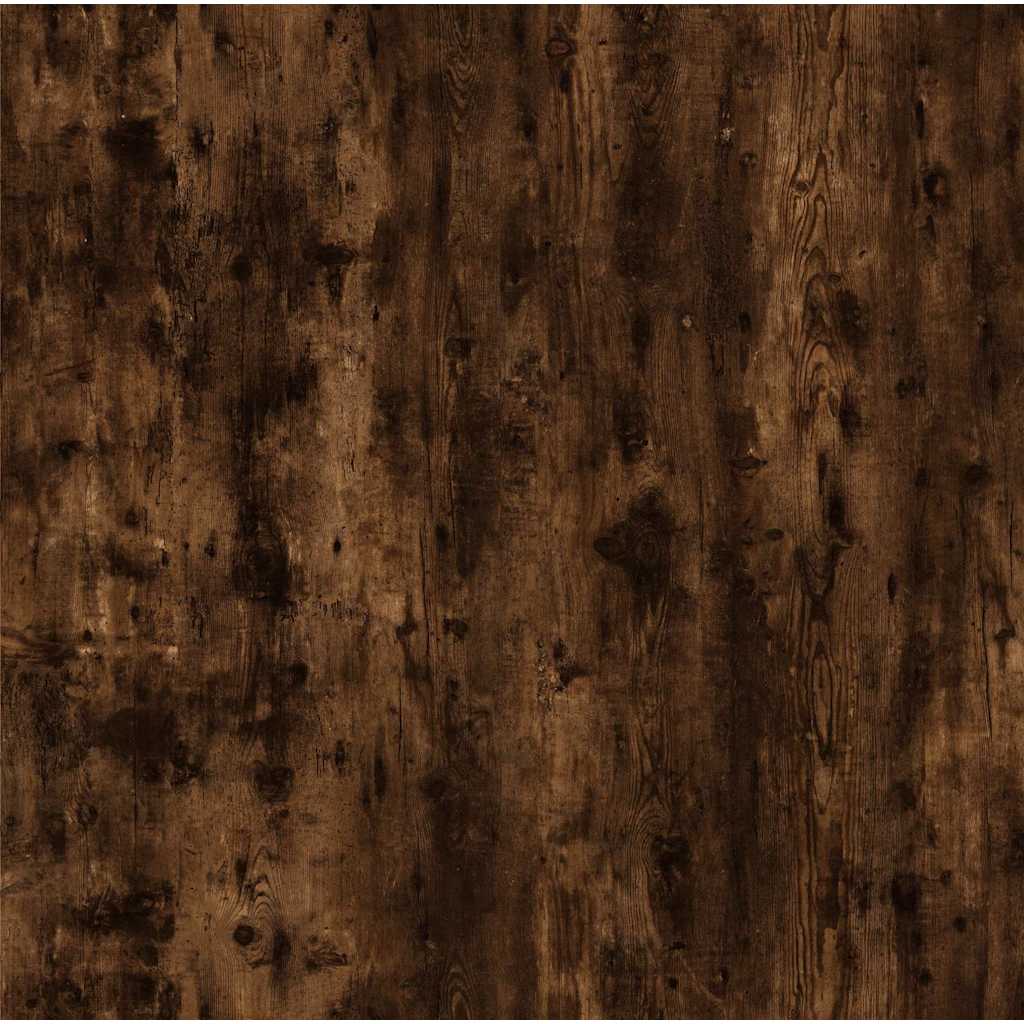füstös tölgy színű szerelt fa tálalószekrény 100x30x59,5 cm