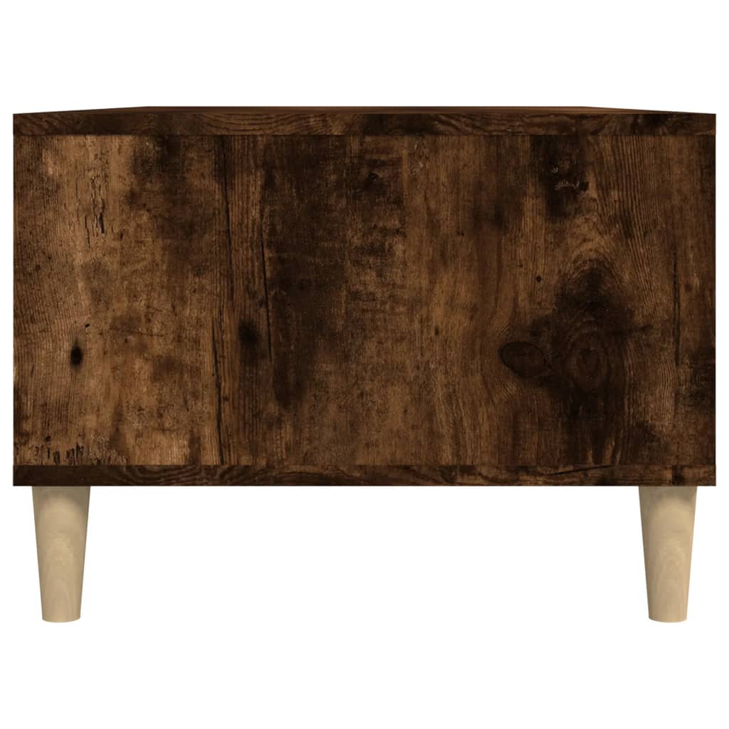 füstös tölgy színű fatermék dohányzóasztal 90x50x36,5 cm