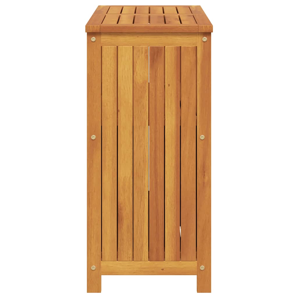 tömör akácfa kerti tálalóasztal 80 x 35 x 75 cm
