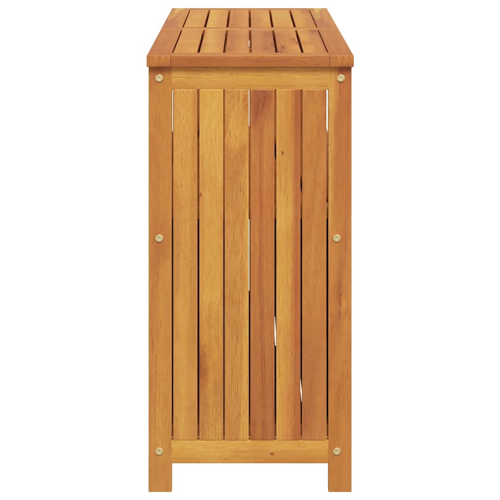 tömör akácfa kerti tálalóasztal 110 x 35 x 75 cm